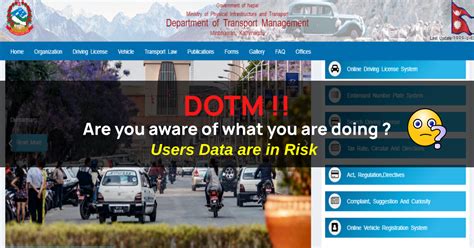 dotm nepal|dotm gov np bagmati license.
